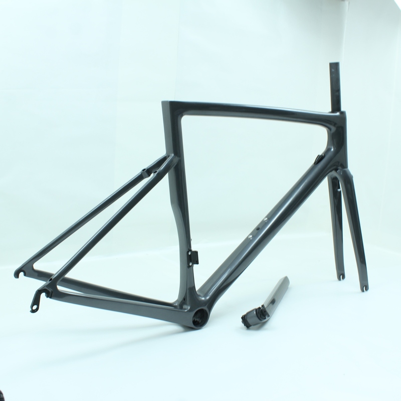 Factory Direct Sales Full Carbon Fiber Double-Hole C-Brake Lightweight Climbing Version Internal Cable Routing Road Racing Bicycle Frame
