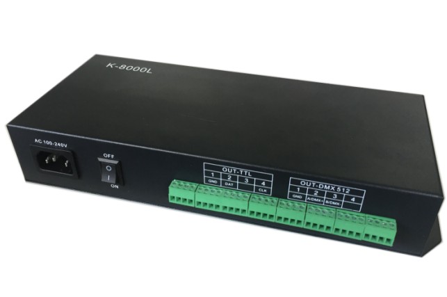 K-8000L bar console controller may be more than one level lian liang-controllable DMX512 and TTL signal chip