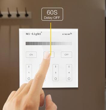 Hot selling LED packet adjustment brightness control switch dimmer high pressure or battery 2 points 4G wireless remote control