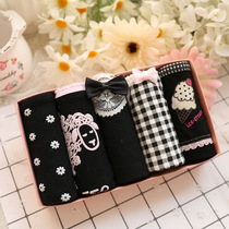 10-16 Little Girl Cotton Girl 11-12-14-year-old boy black underwear triangle trousers 5