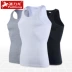 Áo vest nam cotton trung thực dành cho học sinh trung niên thoáng khí thấm mồ hôi thấm mồ hôi 100% cotton áo lót cho con bú Áo vest