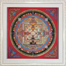 Tibetan and Nepalese hand-painted Thangka Vajra altar city mineral pigment background wall decoration dedicated to the Buddha hall lucky town house