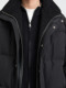 Black Ze Ming winter new high-end double-collar short down jacket men's casual duck down warm thickened jacket