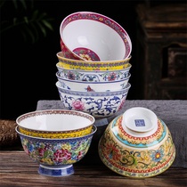 Jingdezhen 5 inch tall bone china bowl pastel rice bowl noodle bowl dragon pattern bowl antique bowl antique bowl birthday bowl dish set