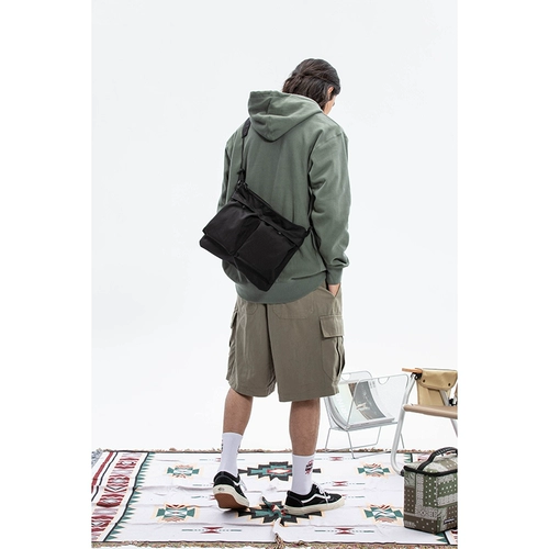 Оригинальная водонепроницаемая вместительная и большая трендовая квадратная сумка на одно плечо для отдыха