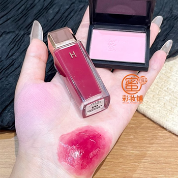成为韩女！姐的快速出门cp！玫红色莓果玫紫色火龙果镜面唇釉显白