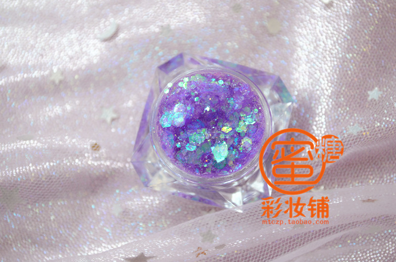 Original flash phim có độ bóng cao gel kem bóng mắt giai đoạn trang điểm mặt body sequins hiển thị ảnh ins gió hiển thị màu mắt colourpop