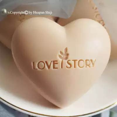 (HP2010)5*2 5 love letter soap chapter exquisite acrylic handmade soap chapter