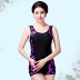 Áo tắm mẹ, trung niên và nữ, bảo thủ, áo tắm boxer liền kề, che bụng, suối nước nóng giảm béo, cộng với áo tắm cỡ mỡ đồ bơi 1 mảnh kín đáo Bộ đồ bơi One Piece