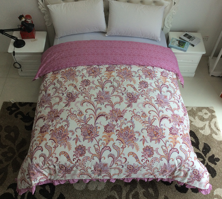 Một mảnh giường ngủ sinh viên bông chăn 1,5m 1.8m bình dị bông Hàn Quốc twill Single Double chăn đơn - Quilt Covers bộ chăn ga gối đệm