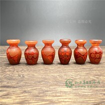 Weathered pulp five thunder lightning vase dzi beads agate bucket beads bracelet with bead top beads waist beads diy accessories accessories