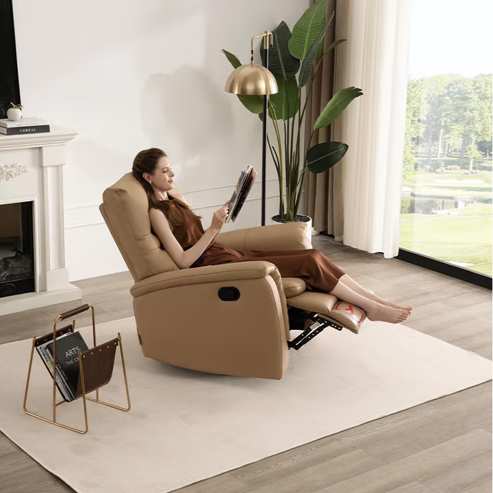 Функциональные диван 【线下同款】芝华仕头等舱现代简约真皮手动功能单人沙发k1821 Cheers,