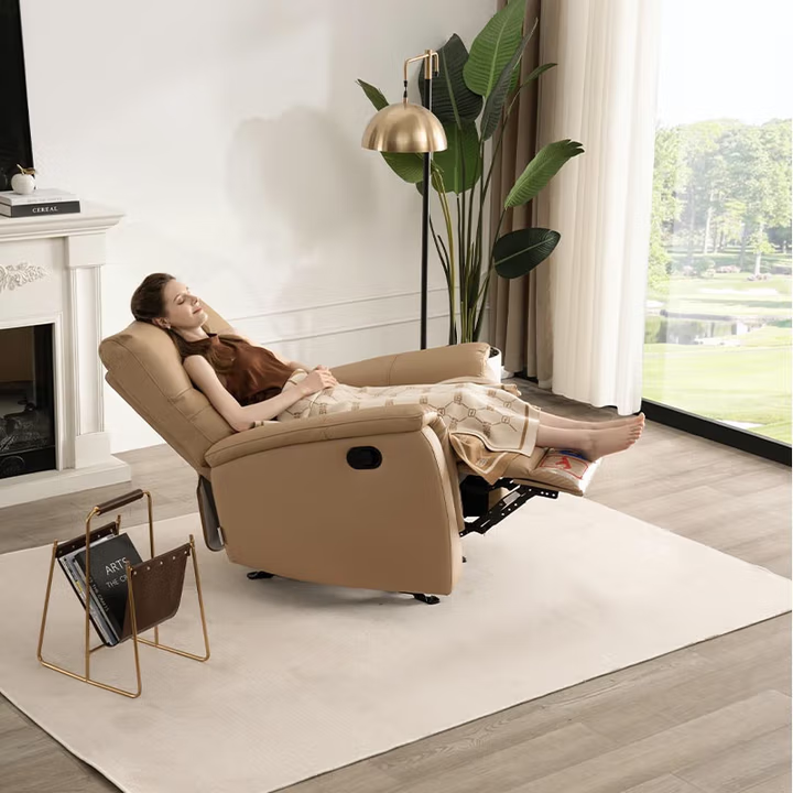 Функциональные диван 【线下同款】芝华仕头等舱现代简约真皮手动功能单人沙发k1821 Cheers,