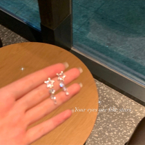 Star earrings female summer 2021 New Tide earrings niche design temperament advanced cold wind ear clip earrings