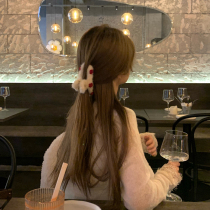 Rose Flowers Plush Grip Clip Shark Clip Hairpin Hairpin Hair Accessories Superior Temperament 100 Hitch Hairpin Hair Clip Hair Clip Hair Clip