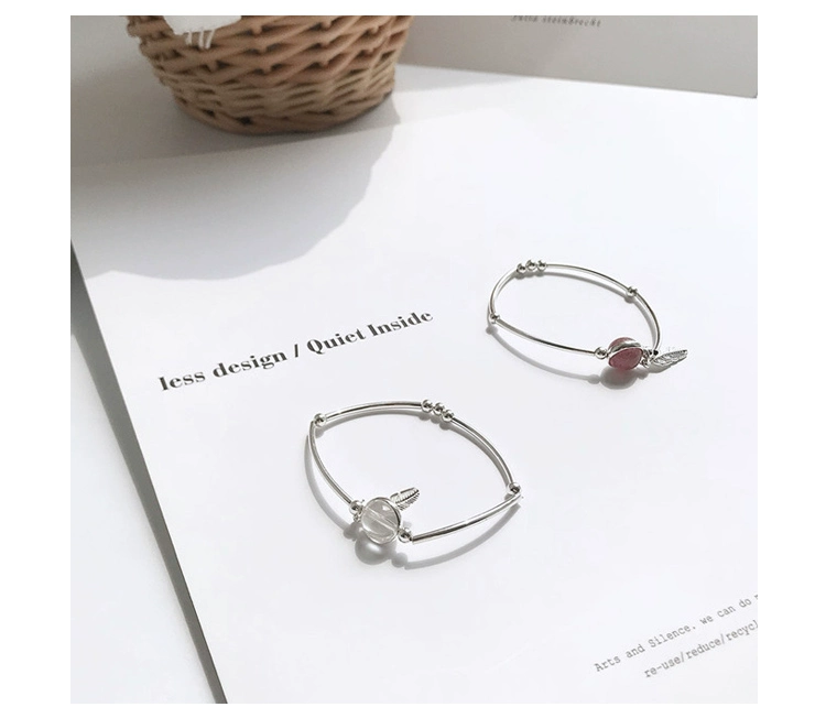 Nhấn ít may mắn nhẹ nhàng tính khí cô gái strawberry pha lê bracelet ngọt ngào bạn gái hoang dã bracelet trang sức S115