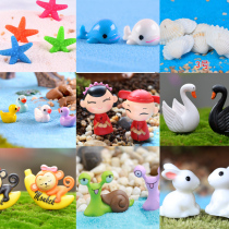 Micro landscape Creative DIY ocean bottle Rainbow bottle Ocean baby material accessories Tropical fish Starfish shell Gardening