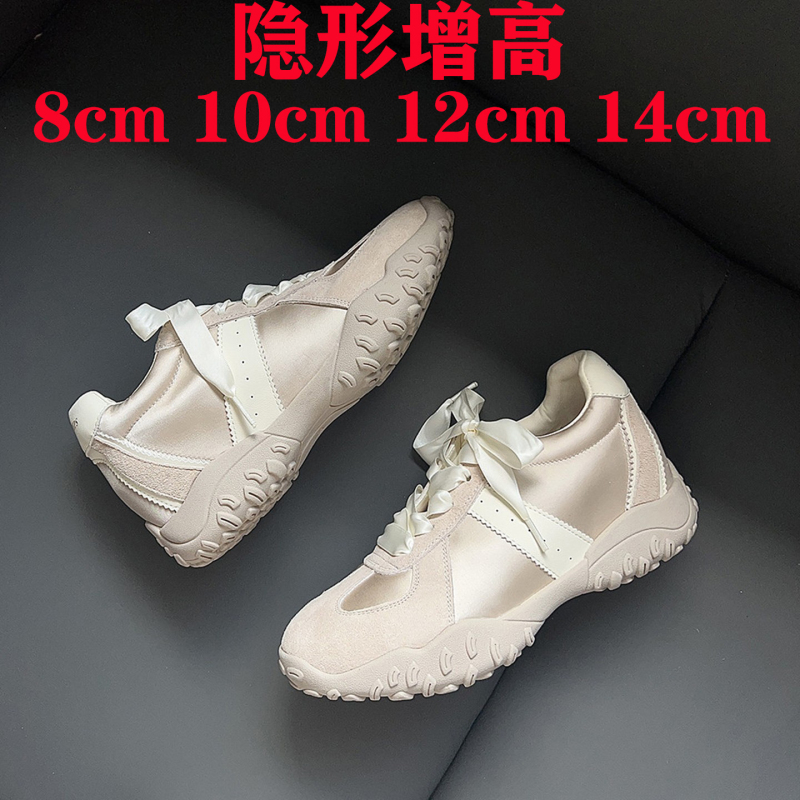 14cm Height-Increasing Ballet Training Shoes for Women, 8cm Spring and Autumn High-Heeled Trendy Genuine Leather Thick-Soled Sports Casual Shoes 14cm Height-Increasing Ballet Training Shoes for Women, 8cm Spring and Autumn High-Heeled Trendy Genuine Leather Thick-Soled Sports Casual Shoes