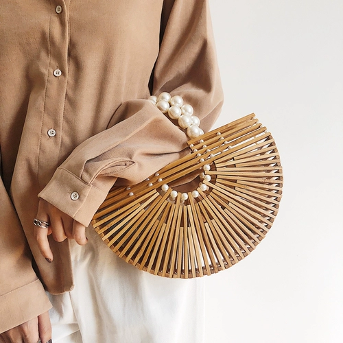 Летняя небольшая дизайнерская сумка через плечо, портативная корзина