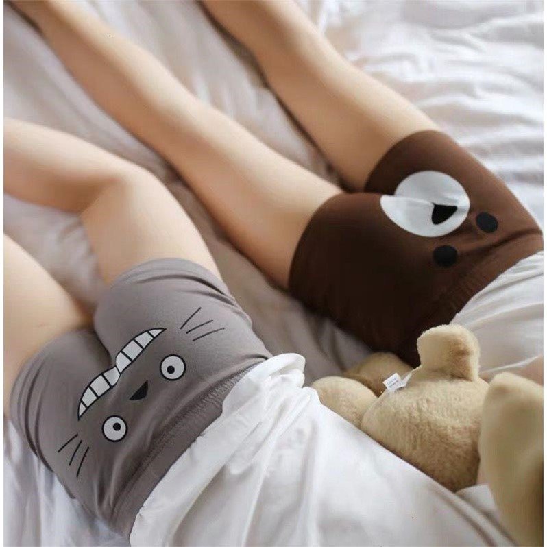 Children's pure cotton underwear boy girl girl baby four-corner pants head 1-3-5-9-year-old kid cartoon shorts