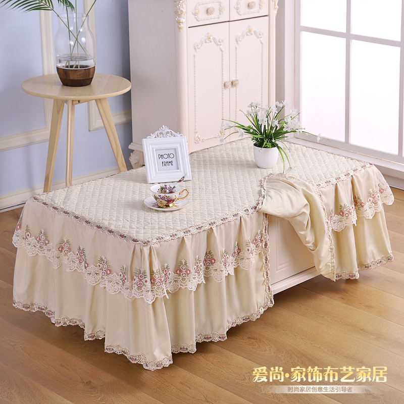 Bàn cà phê vải hình chữ nhật phòng khách nhà đơn giản mục vụ bàn cà phê pad bàn vải vải khăn khăn chống bụi bàn cà phê khăn trải bàn gỗ