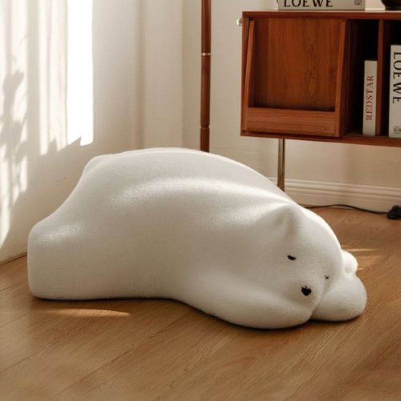 Polar Bear Lazy Sofa Leisure Chair Backrest Recliner Net Red Children's Animal Chair Lazy Bear Small Sofa Chair