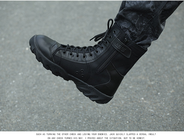 Bottes militaires pour homme - amortissement - Ref 1402487 Image 17