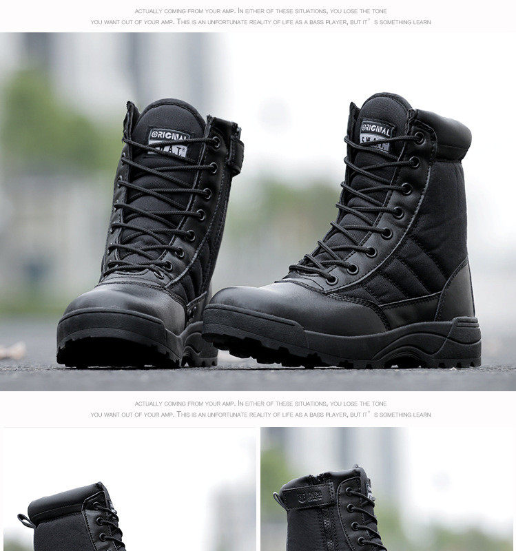 Bottes militaires pour homme - encapsulé - Ref 1402495 Image 19