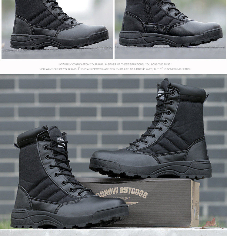 Bottes militaires pour homme - encapsulé - Ref 1402495 Image 20