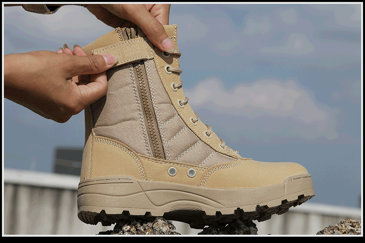 Bottes militaires pour homme - encapsulé - Ref 1402495 Image 14