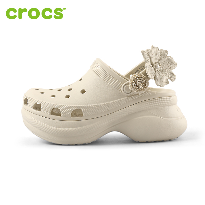 Crocs Retro Little Whale Bouquet Clogs Thick-Soled Height-Increasing Sandals Beach Shoes Women's Shoes | 214482
