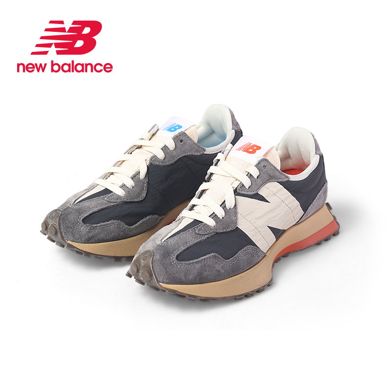 New Balance Nb327 Series Distressed Gray and White Sports Casual Retro Running Shoes Ms327Rg