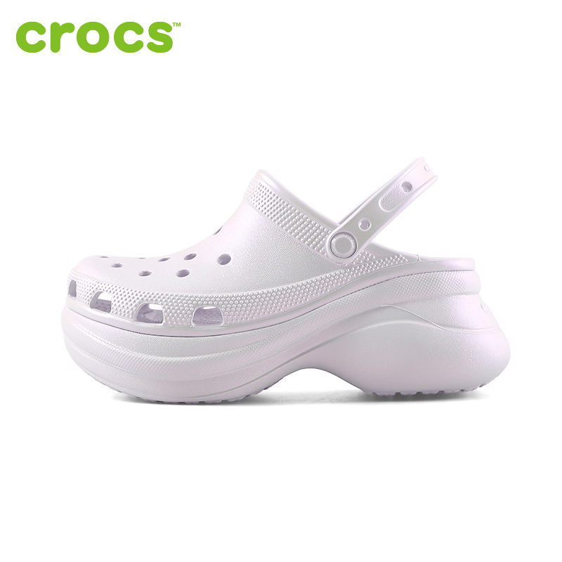Crocs Little Whale Retro Iridescent Clogs Women's High-Heeled Sandals Outdoor Beach Shoes 213220 Crocs Little Whale Retro Iridescent Clogs Women's High-Heeled Sandals Outdoor Beach Shoes 213220