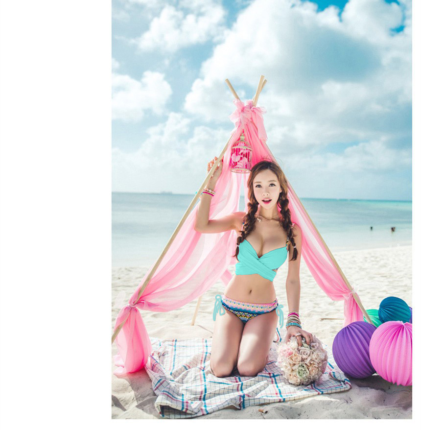 Áo tắm Nhật Bản bikini Hàn Quốc ba điểm gợi cảm bằng thép hỗ trợ ngực nhỏ thu thập cà vạt dày Thông siêu nhỏ áo tắm đẹp 2020