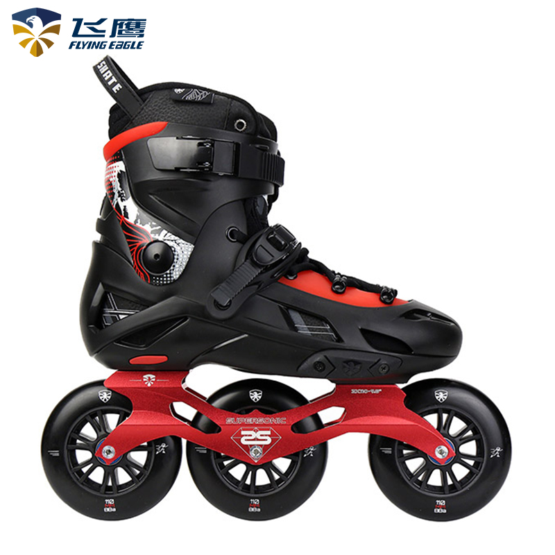 New Flying Eagle F110H Large Three-wheeled Slide Shoe Racing Speed Brushing Street Speed Pile Casual Skate Professional Speed Skating Shoes