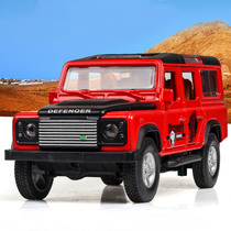 Land Rover Defender off-road vehicle alloy car model simulation Jeep SUV sound and light return force childrens car toy man