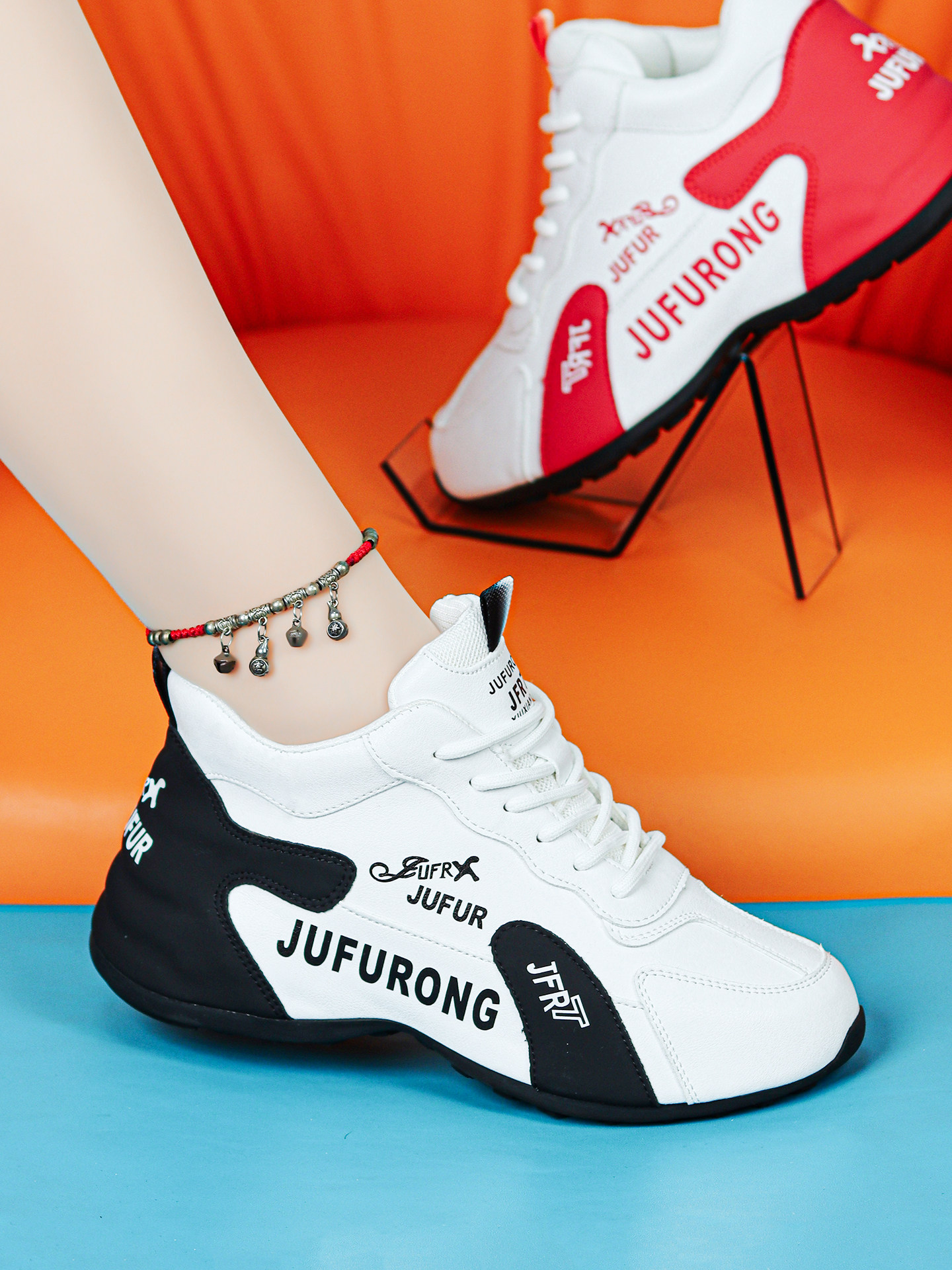 Fashionable Casual Shoes, Genuine Leather Women's Shoes, 2025 Spring and Autumn Versatile Soft-Soled Running Sneakers, New Non-Slip Trendy Shoes