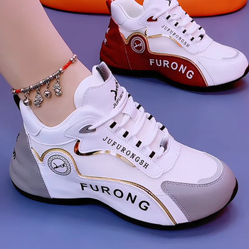 Genuine Leather Women's Shoes 2025 New Model Ice Silk Mesh Breathable Dad Shoes Lightweight Comfortable Trendy Popular Sports Casual Shoes