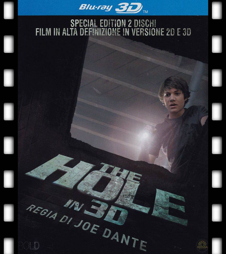 Spot Blu - ray disc bottomless hole - Black Hole Lock B area English IT box delivers red and green 3D paper glasses