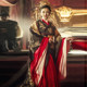 Fuyao Yang Mi Style Hanfu Tang Dynasty Emperor Costume for Men and Women, Couple's Traditional Chinese Wedding Attire with a Train, Queen's Outfit