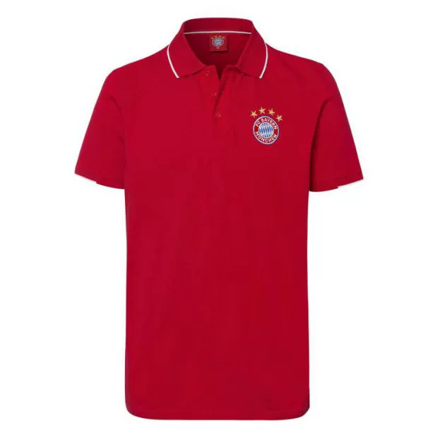 22829 【居】 Bayern Munich. Loạt nam. Áo thun cotton màu đỏ (chính thức xác thực) - Áo polo thể thao