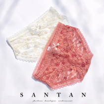 Sam si hollow screen lace underwear female summer perspective low waist day girl sweet triangle pants bag hips