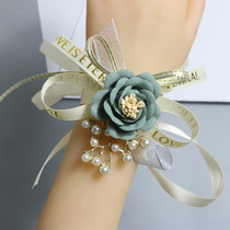 Mori hipster Bride Wristband Flower Bridesmaid Group Sisters Hand Flower Dance Event Wedding Supplies Bracelet