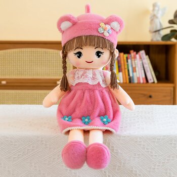 ກາຕູນ doll plush toy ສາວນ້ອຍ doll rag doll ຂອງຂວັນວັນເກີດສໍາລັບເດັກຍິງ