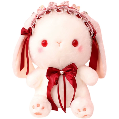 Мультяшный плюшевый кролик, детская успокаивающая игрушка, тряпичная кукла, стиль Лолита, подарок на день рождения