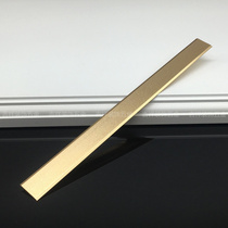  Aluminum alloy one-sided flat strip Floor wallpaper pressure line Background wall ceiling modeling decoration metal strip