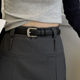 High-End Genuine Leather Women's Belt, 2025 New Fashion Versatile Casual Pants Black Leather Belt