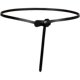 Black Genuine Leather Knotted Belt for Women, Decorative Summer Dress Belt, Suitable for Suits, Shirts, and Trousers, Fashionable and Versatile Belt
