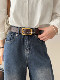 Brown Genuine Leather Women's Belt for Jeans, 2026 New Style, High-End Belt for Women, Versatile Belt