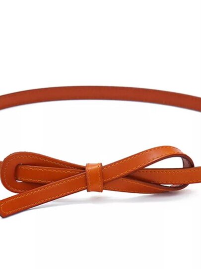 Brown Genuine Leather Women's Belt, Women's Decorative Belt, 2025 New Style, Versatile for Dresses, Sweaters, Coats, and Jackets